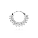 Boucles d’Oreilles Moissanite en Argent 925 à Dos Plat pour Femme