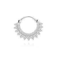 Boucles d’Oreilles Moissanite en Argent 925 à Dos Plat pour Femme