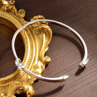 Bracelet Élégant Femme Moissanite, Argent 925, Certifié GRA