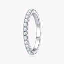 Alliance Éternité Moissanite 2mm pour Femme