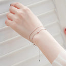 Bracelet Papillon Fleur pour Femme Argent S925 Réglable