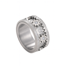 Bague Rotative Engrenage Céleste - S925