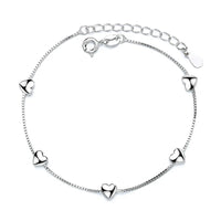 Bracelet Papillon Fleur pour Femme Argent S925 Réglable