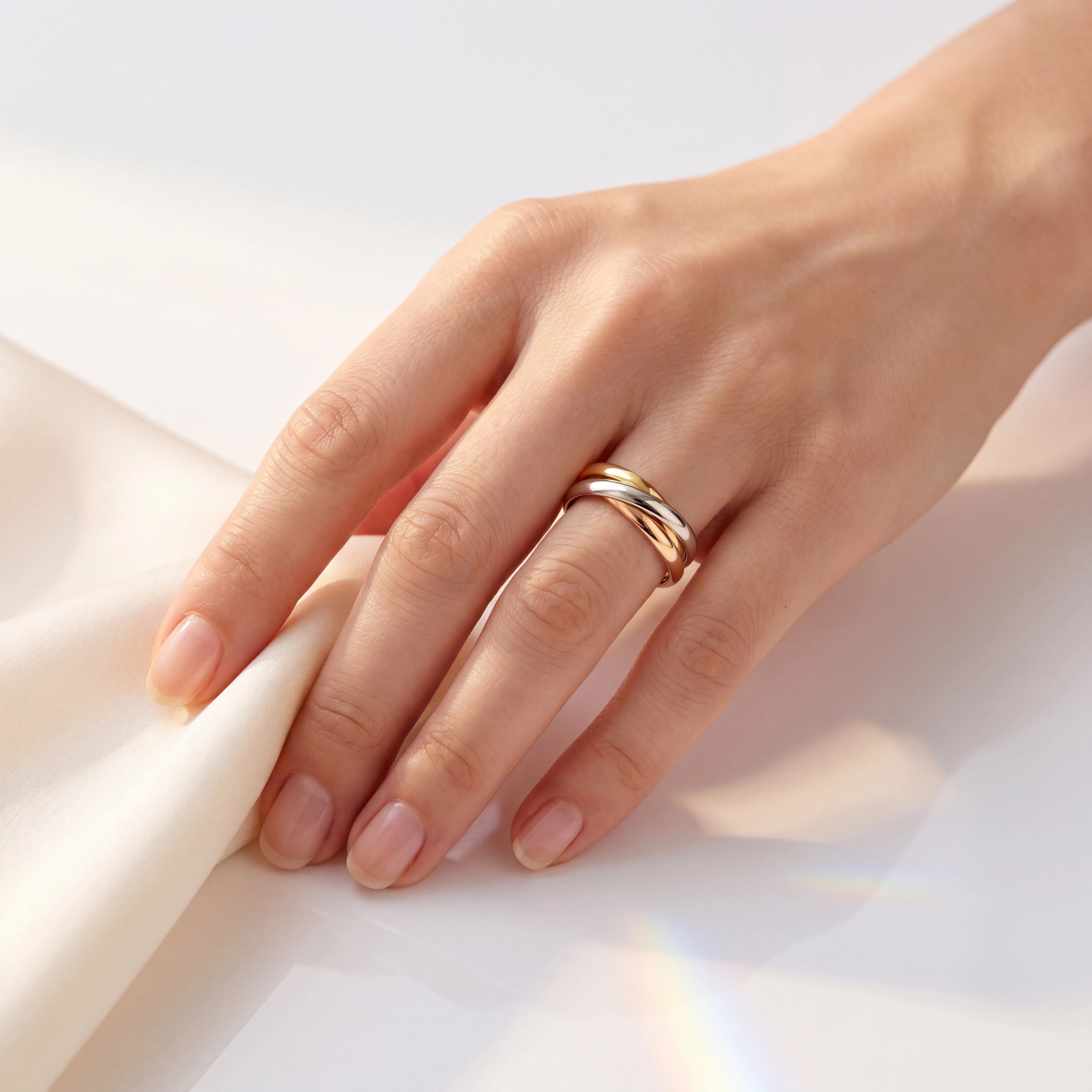 Trilogy Ring — Three Sparkles in Motion